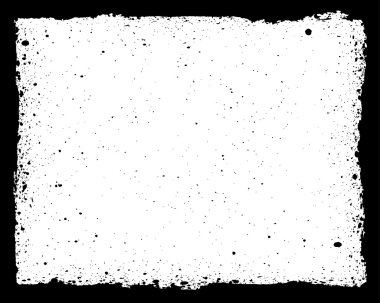 Grunge çerçeve - soyut doku. Hisse senedi vektör tasarım şablonu - kolay izole