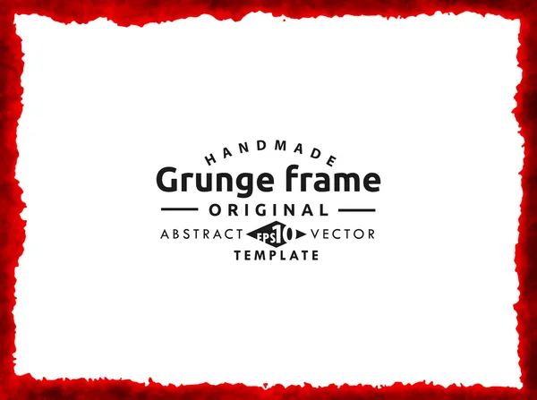 Marco grunge - textura abstracta. Plantilla de diseño de vector de stock aislado: fácil de usar — Vector de stock