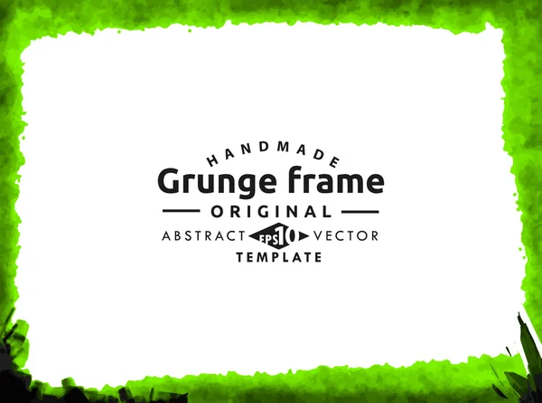 Marco grunge - textura abstracta. Plantilla de diseño de vector de stock aislado: fácil de usar — Vector de stock