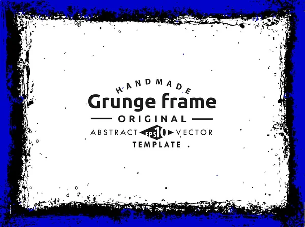 Grunge frame - texture abstraite. Modèle de conception de vecteur de stock isolé - facile à utiliser — Image vectorielle