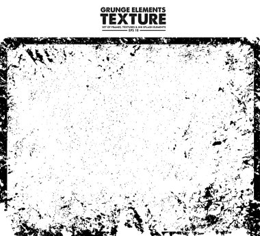 Grunge doku arka plan - soyut hisse senedi vektör şablonu - kolay izole