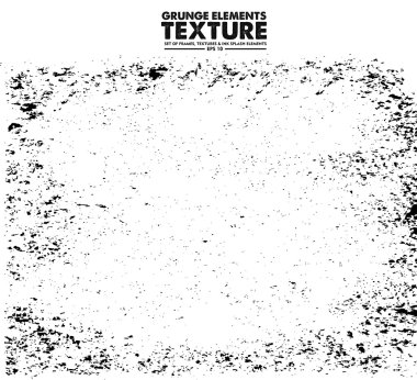 Grunge doku arka plan - soyut izole hisse senedi vektör şablonu