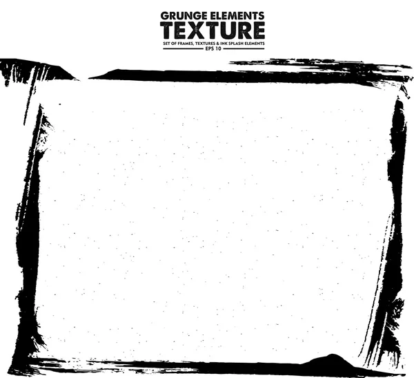 Grunge Frame - abstrakte Textur. isolierte Aktienvektorentwurfsvorlage - einfach zu bedienen — Stockvektor