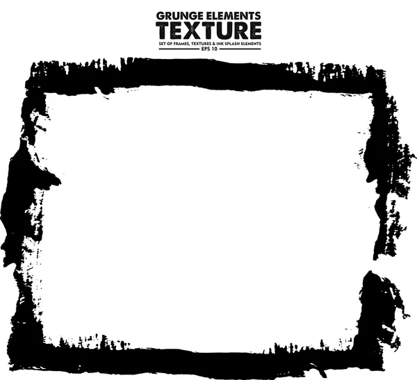 Grunge frame - abstracte textuur. Geïsoleerde voorraad vector ontwerpsjabloon - makkelijk te gebruiken — Stockvector