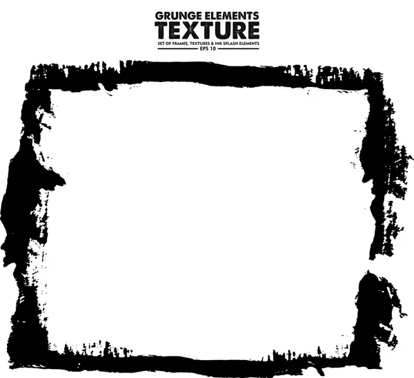 Grunge Frame - abstrakte Textur. isolierte Aktienvektorentwurfsvorlage - einfach zu bedienen — Stockvektor