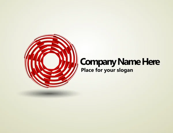 Logo element - formgivningsmall - företagslogotyp isolerad på vit bakgrund. lätt att använda — Stock vektor
