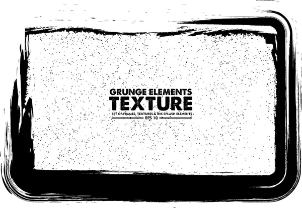 Grunge Frame - abstrakte Textur. — Stockvektor