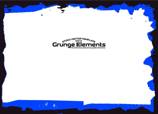 Moldura Grunge - fundo de textura abstrata — Vetor de Stock