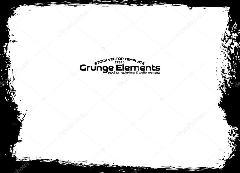 Grunge frame - abstract texture background