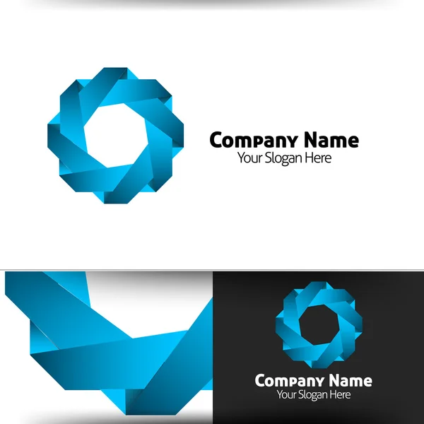 Plantilla de logotipo abstracto — Vector de stock