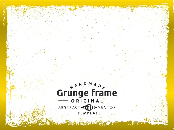 Grunge frame abstrato textura fundo — Vetor de Stock