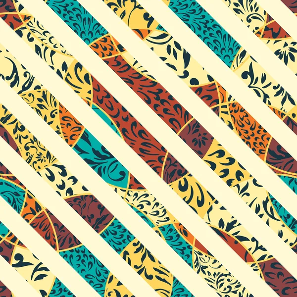 Geometrik şekillerle kesintisiz renkli arka plan o ile dolu