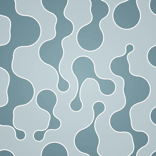 Patrón sin costuras con formas abstractas sobre fondo blanco — Archivo Imágenes Vectoriales
