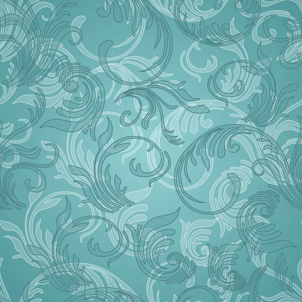 Fondo sin costuras con elementos florales abstractos — Vector de stock