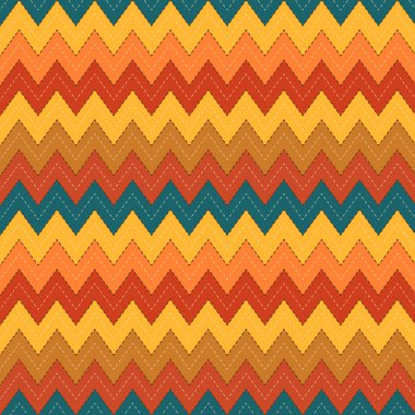 Patchwork zikzaklar ve dikiş için renkli arka plan