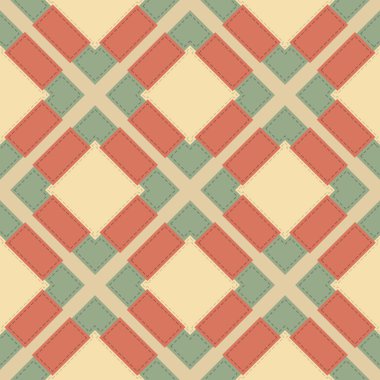 Patchwork tarzı soyut kesintisiz renkli arka plan