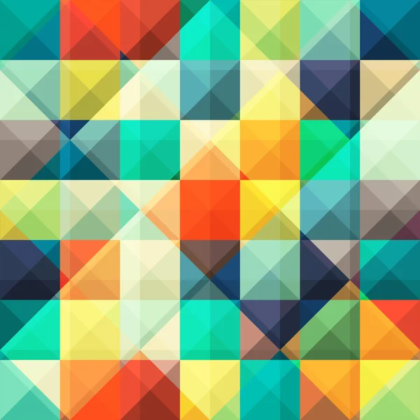 Sans couture coloré fond abstrait fait de carrés, vecteur — Image vectorielle