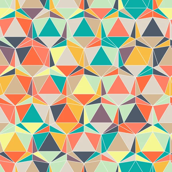 Безшовний абстрактний барвистий фон з геометричного візерунка — стоковий вектор