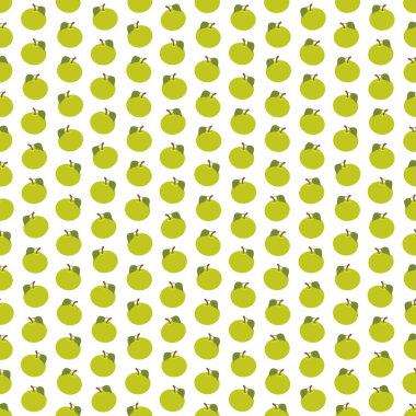 Elma düz tasarım kesintisiz renkli arka plan yaptı