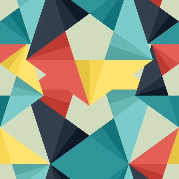 Άνευ ραφής πολύχρωμο abstract ιστορικό που από το τρίγωνο μοτίβο — Διανυσματικό Αρχείο