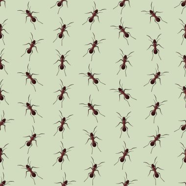 Karıncalar daire basit tasarım kesintisiz renkli arka plan yaptı