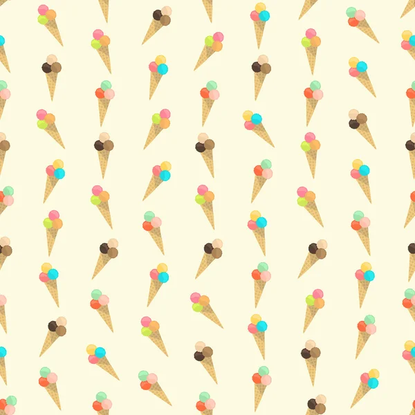 Fondo colorido inconsútil hecho de helado — Archivo Imágenes Vectoriales