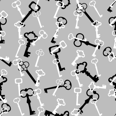 Kesintisiz renkli arka plan siyah ve beyaz tuşlar yaptı