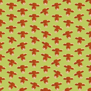 İnek başkanlarının kesintisiz renkli arka plan yaptı