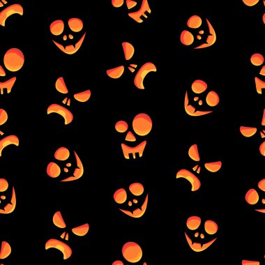 Kesintisiz renkli arka plan korkunç yüzler yaptı