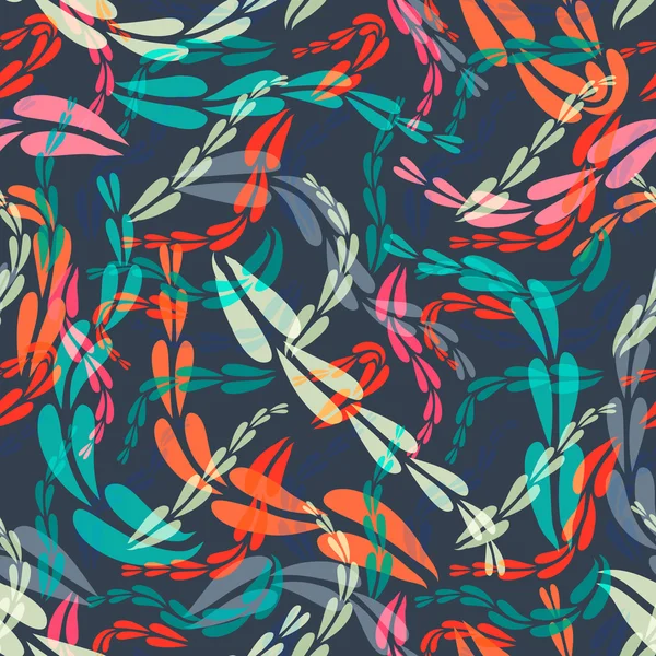 Fondo colorido sin costuras con elementos abstractos — Vector de stock