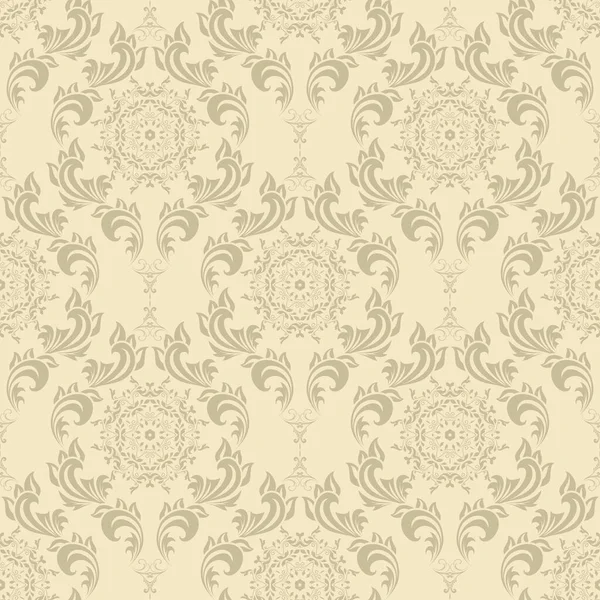 Seamless Decorative Ornament Background Floral Ornament Background Wallpaper Pattern 스톡 벡터