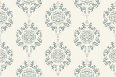 Kusursuz çiçek desenli duvar kağıdı deseni. Arka planda çiçek süsü var. Çağdaş kalıp