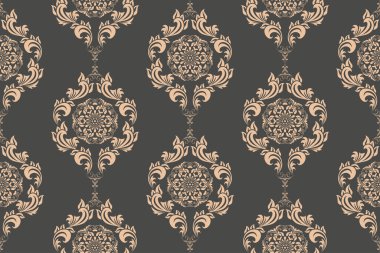 Kusursuz çiçek desenli duvar kağıdı deseni. Arka planda çiçek süsü var. Çağdaş kalıp