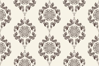 Kusursuz çiçek desenli duvar kağıdı deseni. Arka planda çiçek süsü var. Çağdaş kalıp