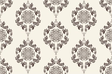 Kusursuz çiçek desenli duvar kağıdı deseni. Arka planda çiçek süsü var. Çağdaş kalıp