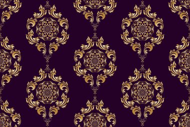 Kusursuz çiçek desenli duvar kağıdı deseni. Arka planda çiçek süsü var. Çağdaş kalıp