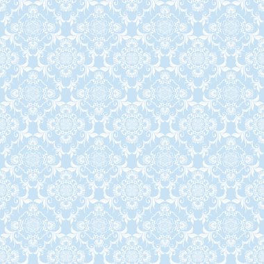 Arka planda kusursuz desen var. Arka planda kusursuz çiçek süsü var. Duvar kağıtları, tekstil, ambalaj, tasarım için kusursuz doku. Duvar kağıdı deseni