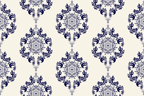 Seamless Decorative Wallpaper Pattern Seamless Floral Ornament Background — Stock Vector