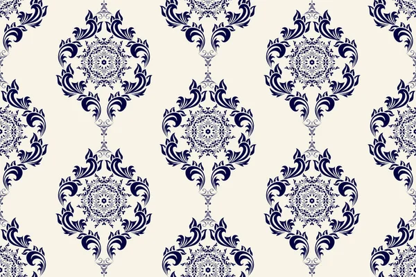 Seamless Decorative Wallpaper Pattern Seamless Floral Ornament Background — 图库矢量图片