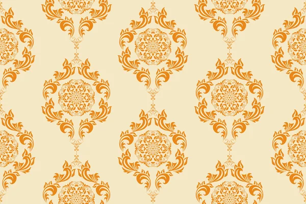 Seamless Floral Wallpaper Pattern Floral Ornament Background Contemporary Pattern — Stock Vector