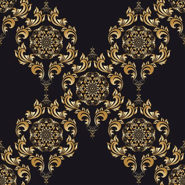 Seamless Ornament Background Floral Ornament Background Wallpaper Pattern — Archivo Imágenes Vectoriales