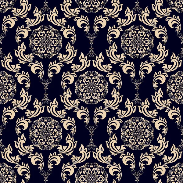 Seamless Ornament Background Floral Ornament Background Wallpaper Pattern — Archivo Imágenes Vectoriales