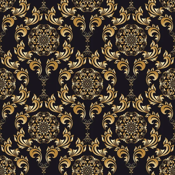 Seamless Ornament Background Floral Ornament Background Wallpaper Pattern — Stock vektor