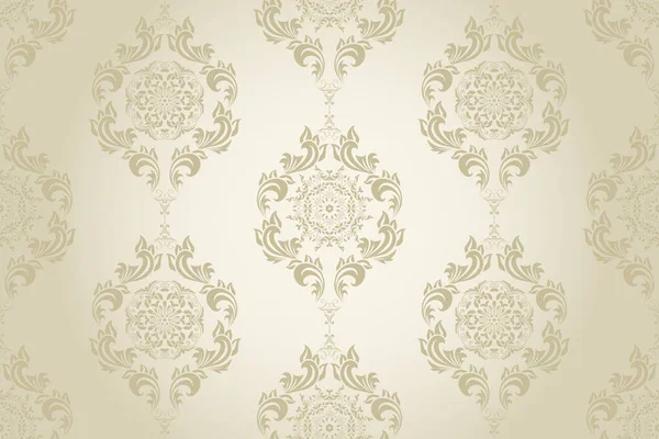 Seamless Ornament Background Floral Ornament Background Wallpaper Pattern Template Design — Vector de stock