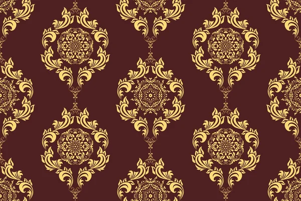 Seamless Ornament Background Floral Ornament Background Wallpaper Pattern Template Design — 스톡 벡터