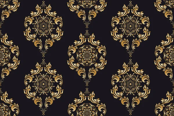 Seamless Ornament Background Floral Ornament Background Wallpaper Pattern Template Design — 스톡 벡터