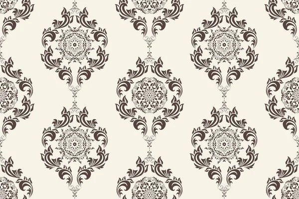 Seamless Ornament Background Floral Ornament Background Wallpaper Pattern Template Design — 스톡 벡터