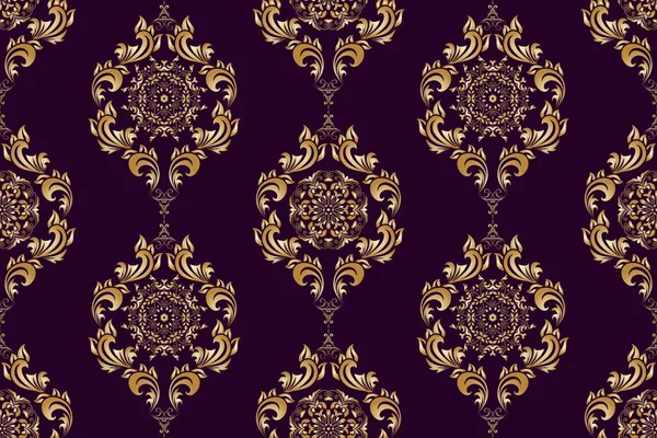 Seamless Ornament Background Floral Ornament Background Wallpaper Pattern Template Design — Archivo Imágenes Vectoriales