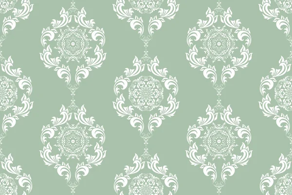 Seamless Ornament Background Floral Ornament Background Wallpaper Pattern Template Design — Stock Vector