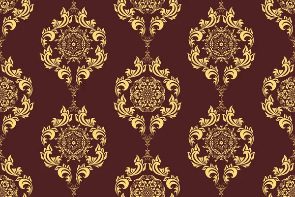 Seamless Ornament Background Floral Ornament Background Wallpaper Pattern Template Design — 스톡 벡터